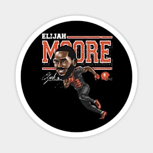 Elijah Moore Cleveland Cartoon Magnet